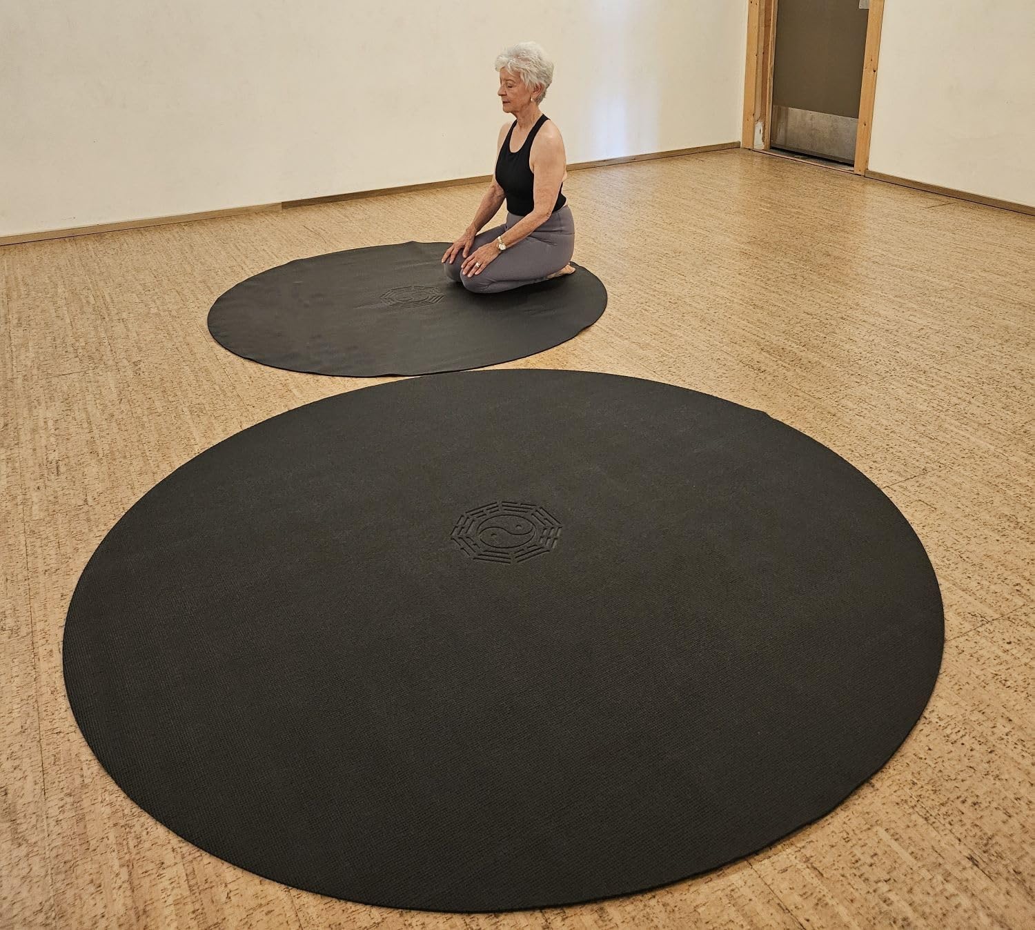 Pilates Yoga Taichi - Büyük Daire Şeklinde TPE Yoga Matı,